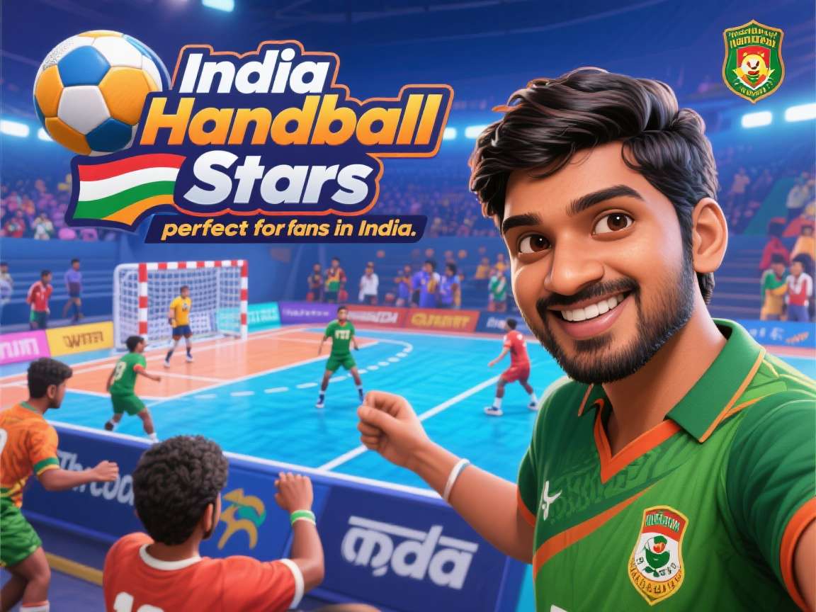 India Handball Stars players gathering for a local tournament in Chennai